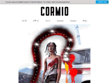 Tablet Screenshot of cormio.it